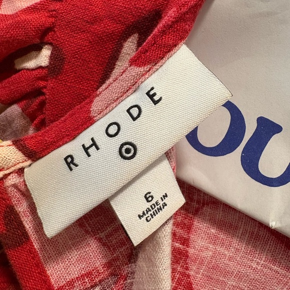 RHODExTarget Red and Pink Floral Dress - Picture 3 of 4